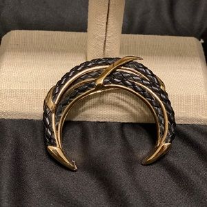 alexis bittar leather cuff bracelet